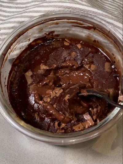 Airfryer Gooey Protein Brownie